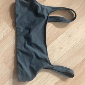 Skims bralette size L dark green